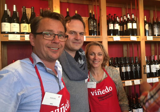 Guido, Galo, Gudrun auf unserer Weinprobe